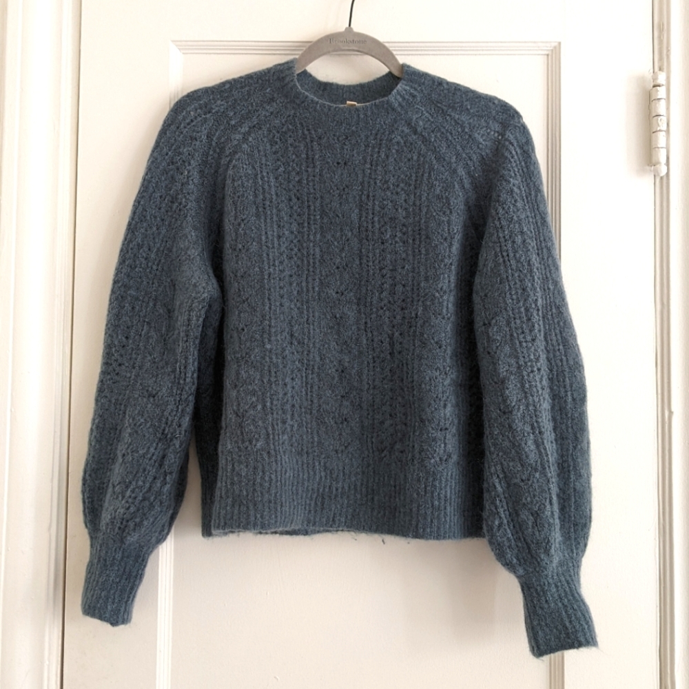 Sezane Scarlet jumper in sage